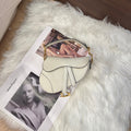 Dior Saddle Small White
