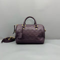 Louis Vuitton Purple Monogram Empreinte Speedy Bandouliere Handbag