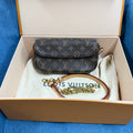 Louis Vuitton Wallet On Chain Ivy Monogram Canvas Gold‑toned