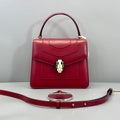 Bvlgari Red Calfskin Serpenti Forever Mini