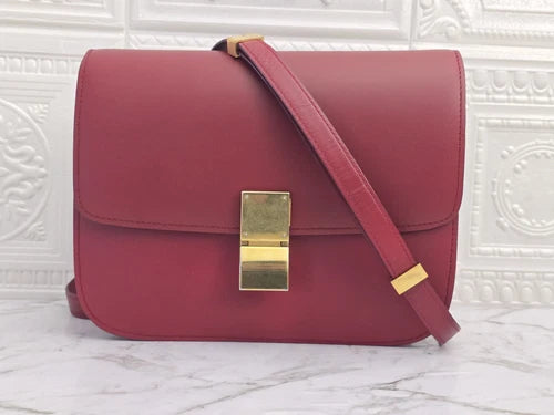 Celine Classic Box Medium Red