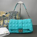 Dior Large Book Tote 26 Turquoise Cannage