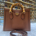 Gucci Brown Calfskin Diana