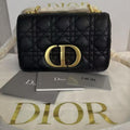 Dior Caro Black Small Gold CD Hardware