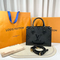 Louis Vuitton Onthego PM Black Bag