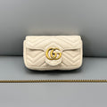 Gucci Super Mini GG Marmont White
