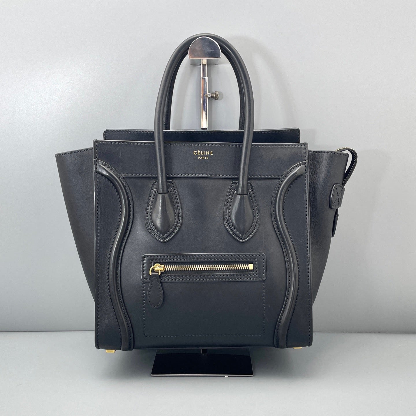 Celine Luggage Micro Black