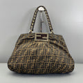 Fendi FF Zucca Canvas Chain Tote
