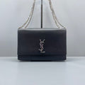 YSL Kate Medium Leather Black