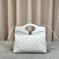 Chanel 31 Bag Mini White Lambskin Bag