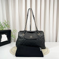 Chanel Quilted Tote Chain Bag Large
