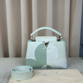 LV Capucines Mint Green Color-block Chip Version 26.5cm