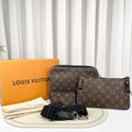 Louis Vuitton Monogram Purple Multi Pochette Messenger Bag