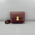 Celine Classic Box Medium Burgundy