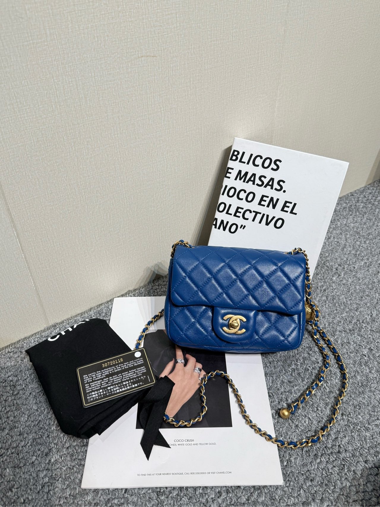 Chanel Mini Flap Bag Blue