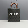Celine Triomphe Canvas Vertical Cabas Tote Bag