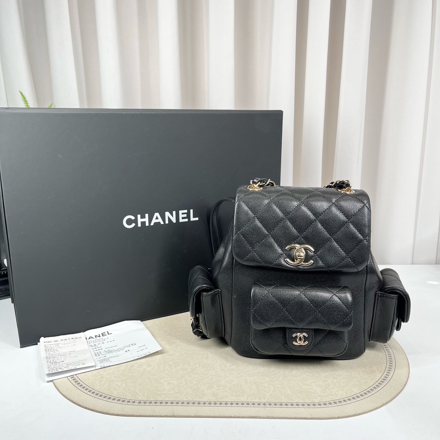 Chanel Duma Small Black Caviar Backpack – ResselleLuxe