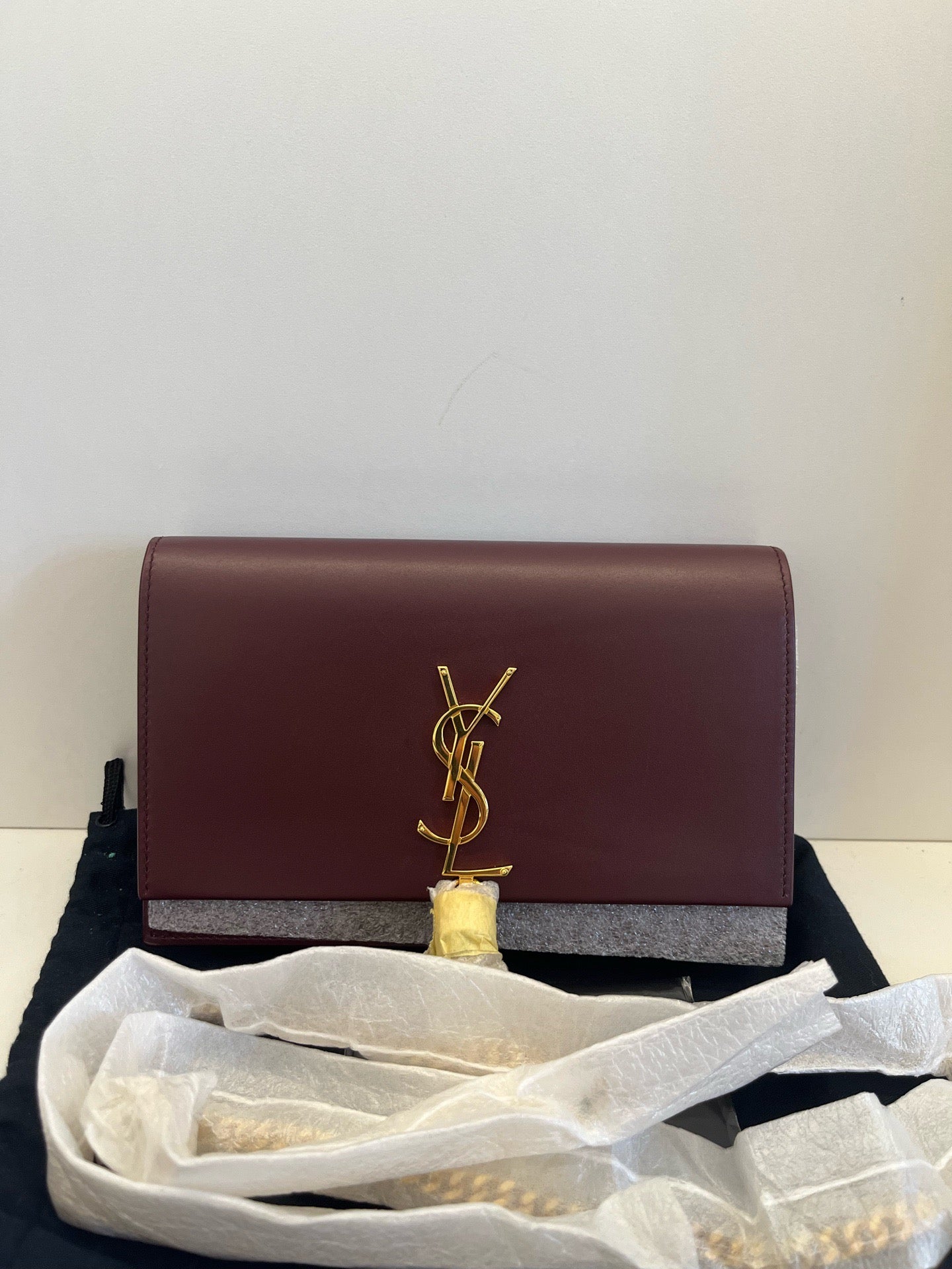 Saint Laurent Kate Small Burgundy