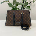 Louis Vuitton Soufflot MM Monogram Canvas Black