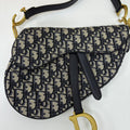 Dior Saddle Medium Bag, Oblique Embroidered Canvas
