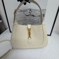 Gucci Medium Jackie 1961 Shoulder Bag in Ivory Smooth
