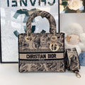 Lady Dior Mini Paris Toile de Jouy Canvas