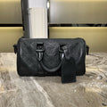 Louis Vuitton Keepall 25 Monogram Black Leather