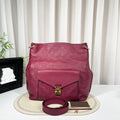 Louis Vuitton Metis Hobo Medium Purple Embossed Leather Bag