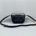 Celine Cuir Triomphe Medium Black