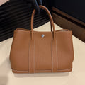 Hermès Garden Party 30, Gold Taurillon Clemence Leather