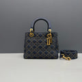 Dior Lady Dior Five‑Cannage Handbag,