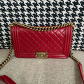 Chanel Le Boy Medium Red