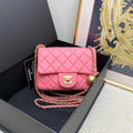 Chanel Pink Lambskin Mini Flap Bag