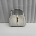Gucci Mini Jackie 1961 Shoulder Bag in Off-White Smooth Calf