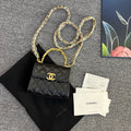 Chanel 22B Mini Kelly With Enamel Top Handle