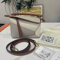 Loewe Puzzle Mini Light Grey & Tan