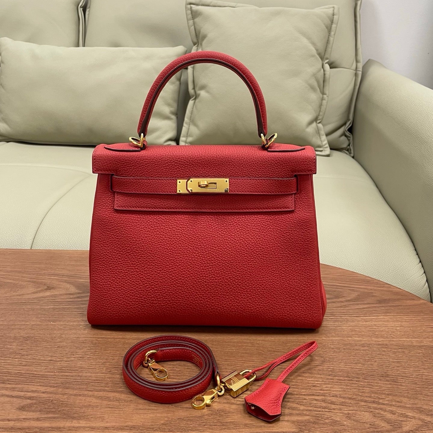 Hermès Kelly 28 Rouge