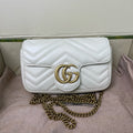 Gucci Super Mini GG Marmont White