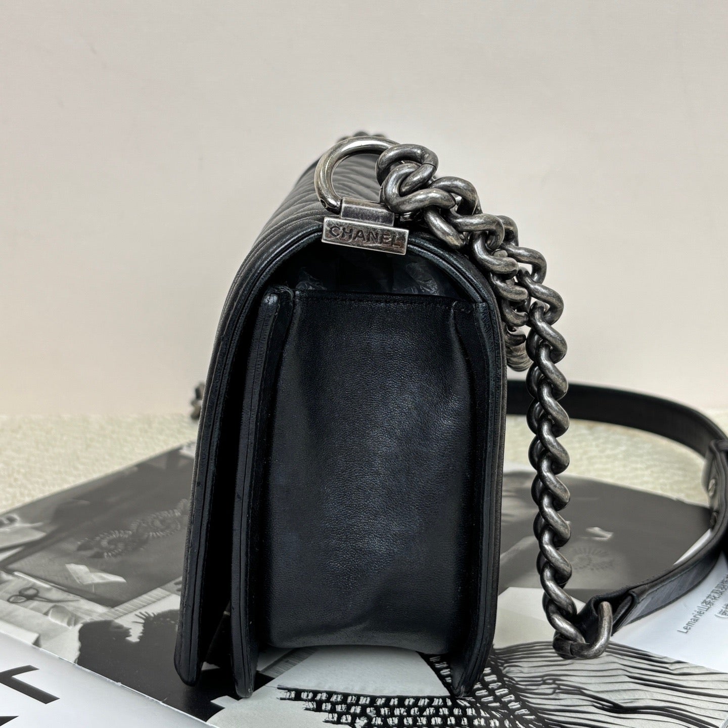 Chanel Le Boy Medium Black