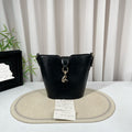 Gucci Bucket Bag Black Full Leather 20cm