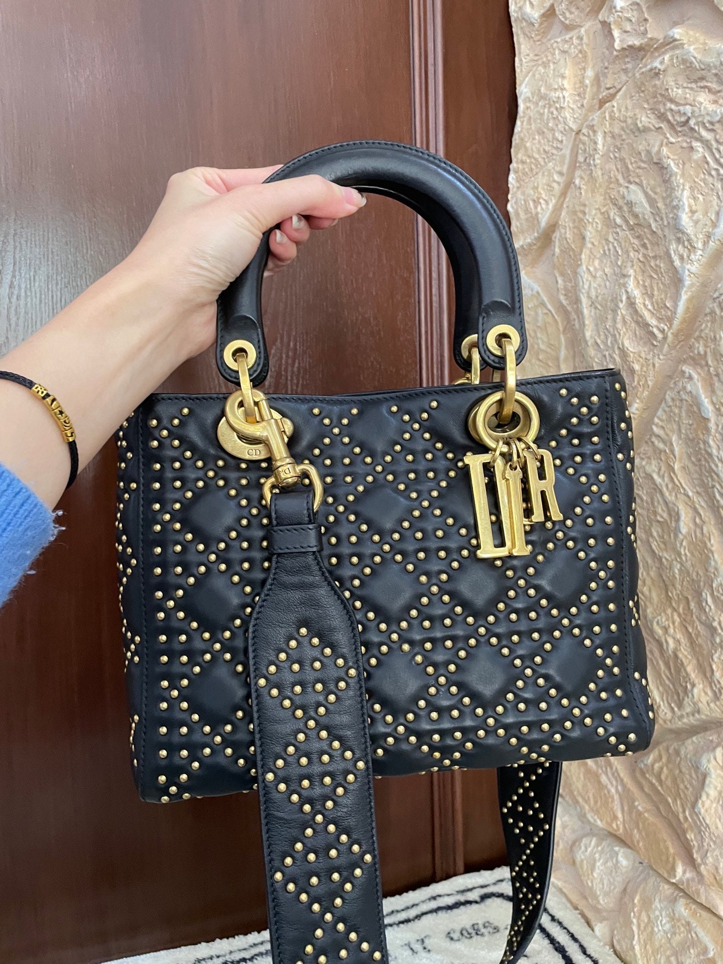 Dior Medium Lady Dior Studded