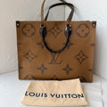 Louis Vuitton Onthego GM Giant Monogram Canvas Tote Bag