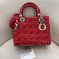 Dior Lady Dior Medium Red