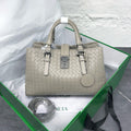 Bottega Veneta Roma Medium Intrecciato Leather Tote Bag