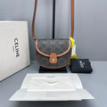 Celine Triomphe Folco Mini Saddle