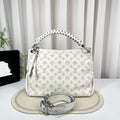 Louis Vuitton LV Beaubourg Medium White Calfskin