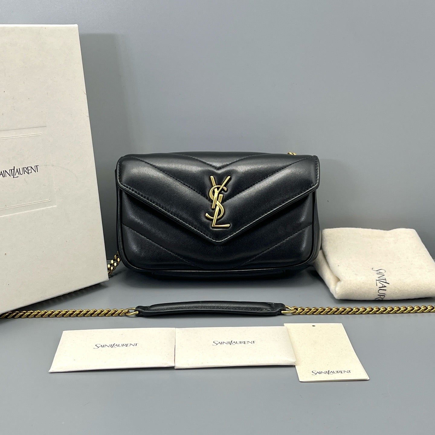 Saint Laurent Toy Loulou Puffer