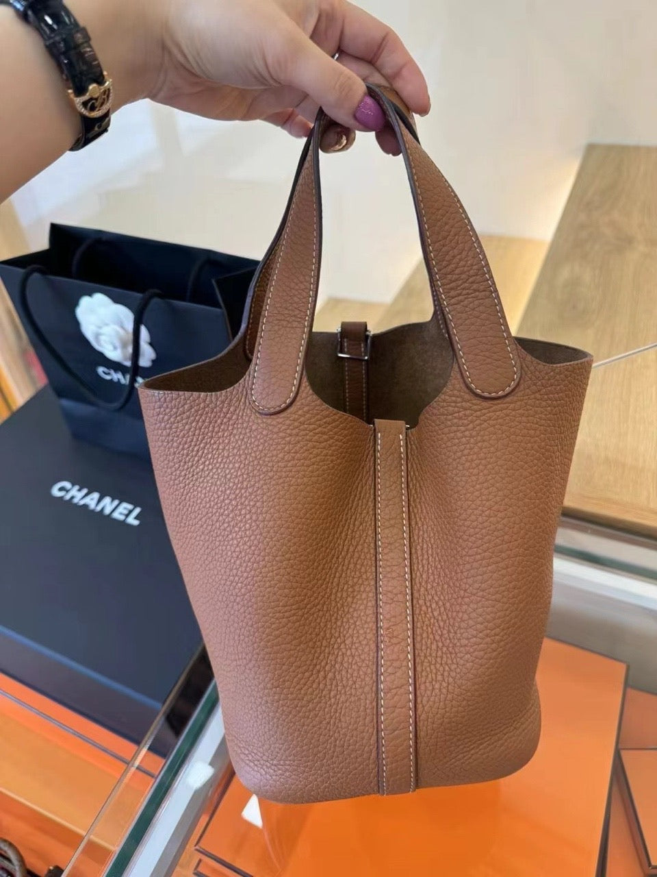 Hermès Picotin Lock 18 Brown Stamp R