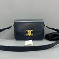 Celine Triomphe Navy Medium