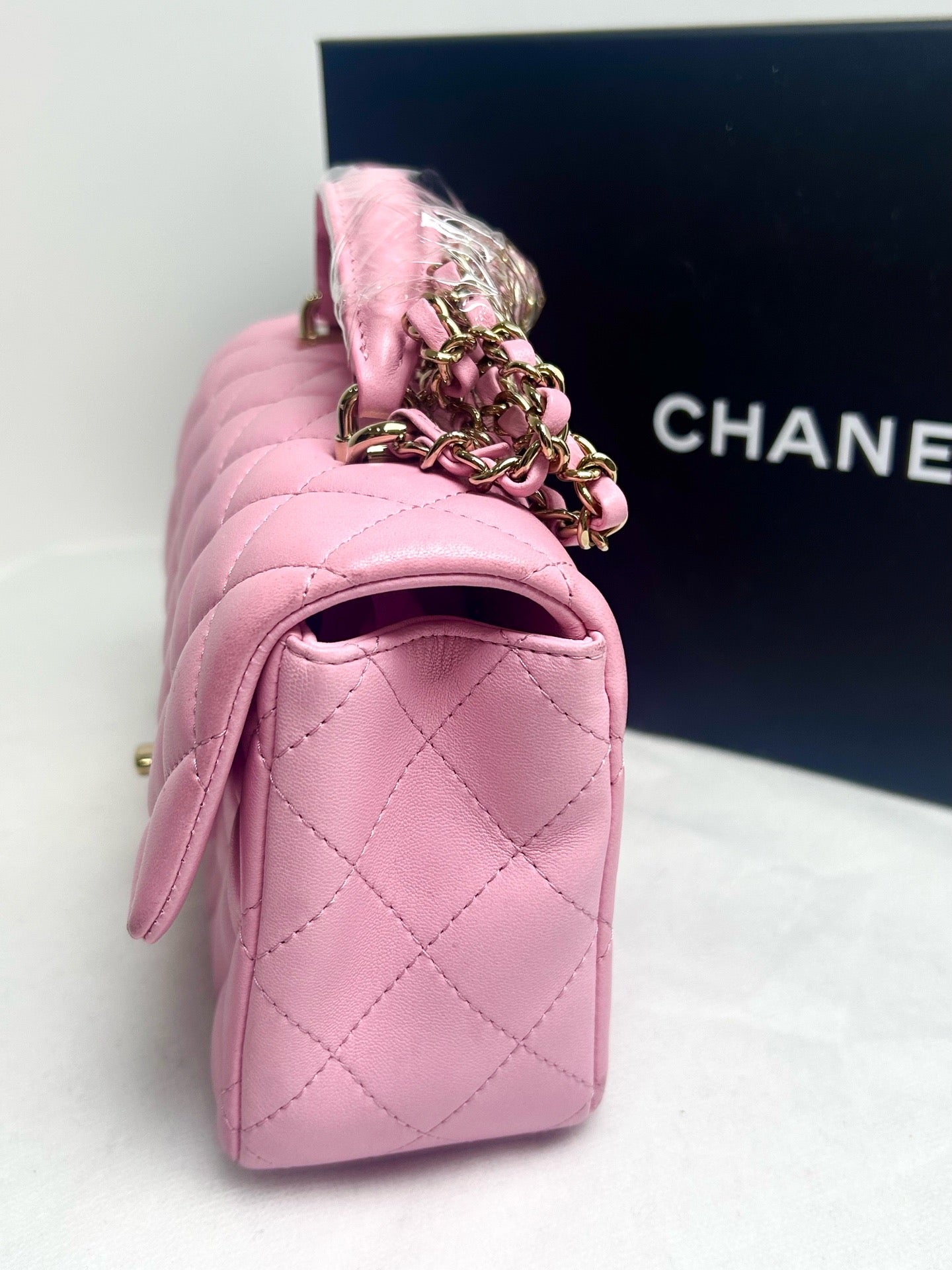 Chanel 25P Mini Classic Flap Pink